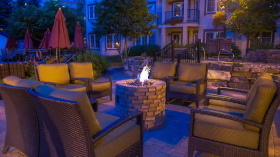 Marriott Residence Inn Apartments Mont Tremblant Fire Pit