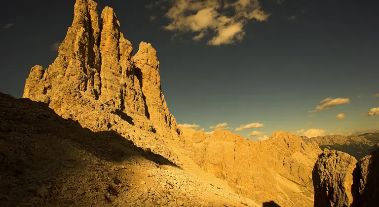 A scenic view of a landscape