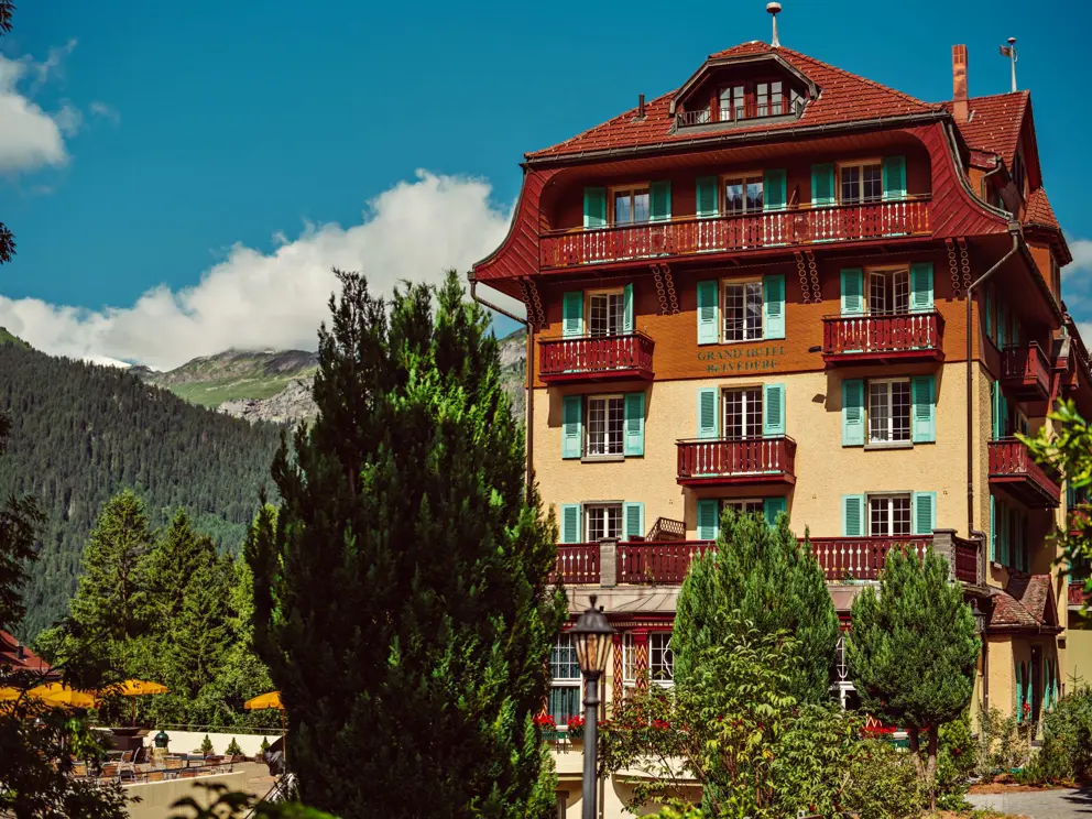 Grand Hotel Belvedere Wengen Switzerland Exterior 