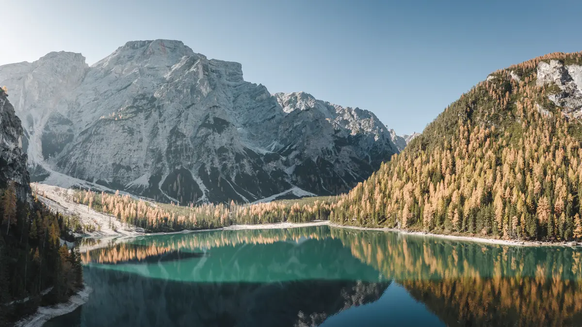 Lake Braies Herbst KOTTERSTEGER