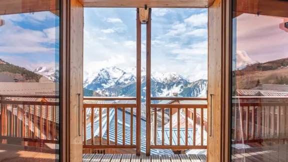 Chalet Etoile De Neige Alpe d'Huez Balcony View