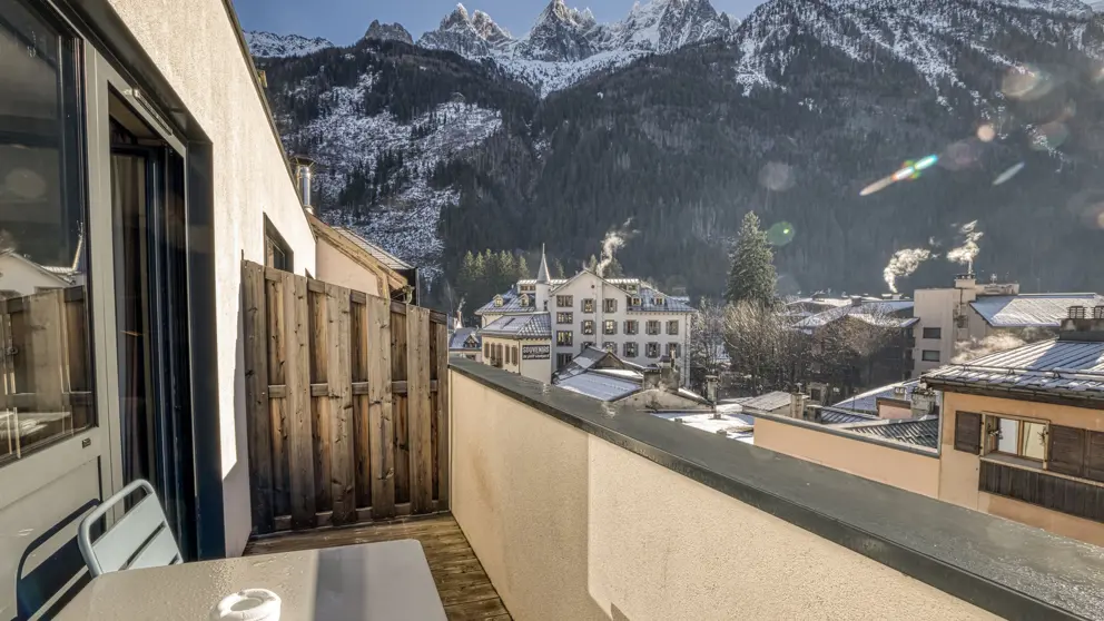 Hotel Pointe Isabelle Chamonix Views from balcony [7]