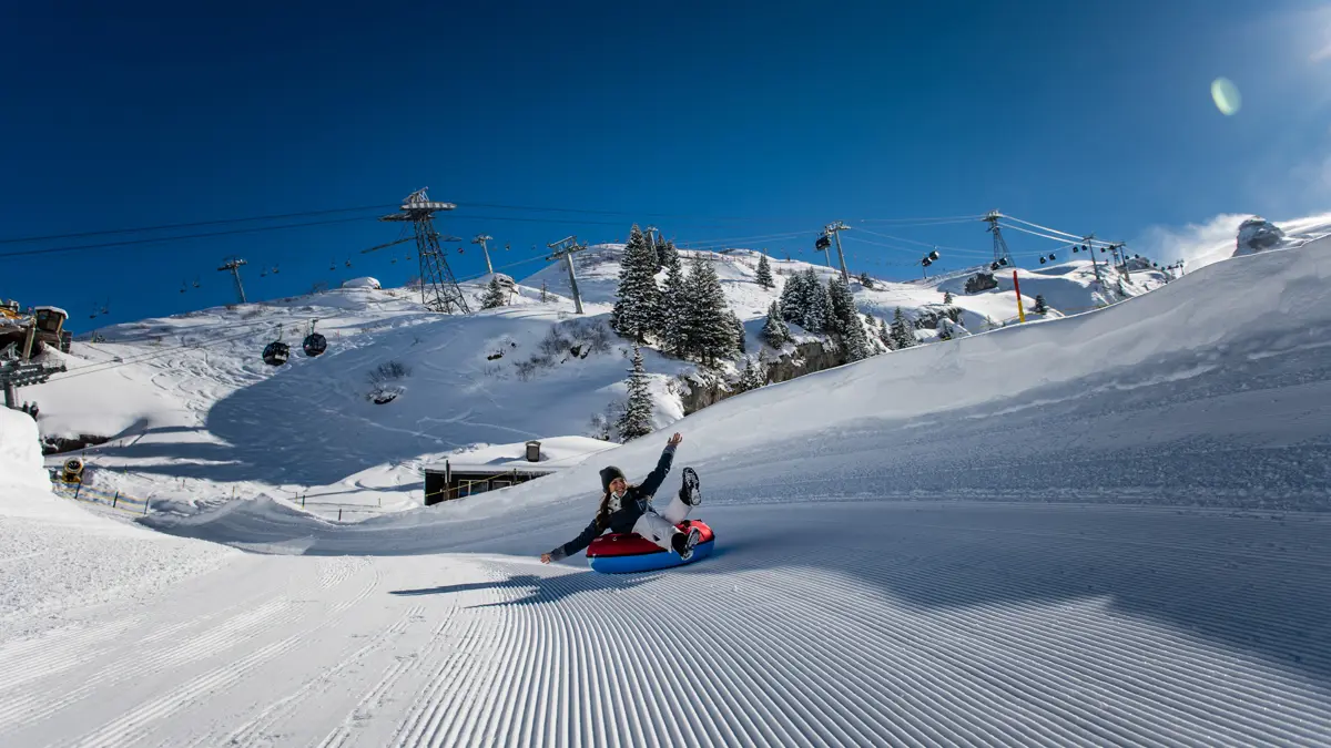 Engelberg Switzerland Tubing 2