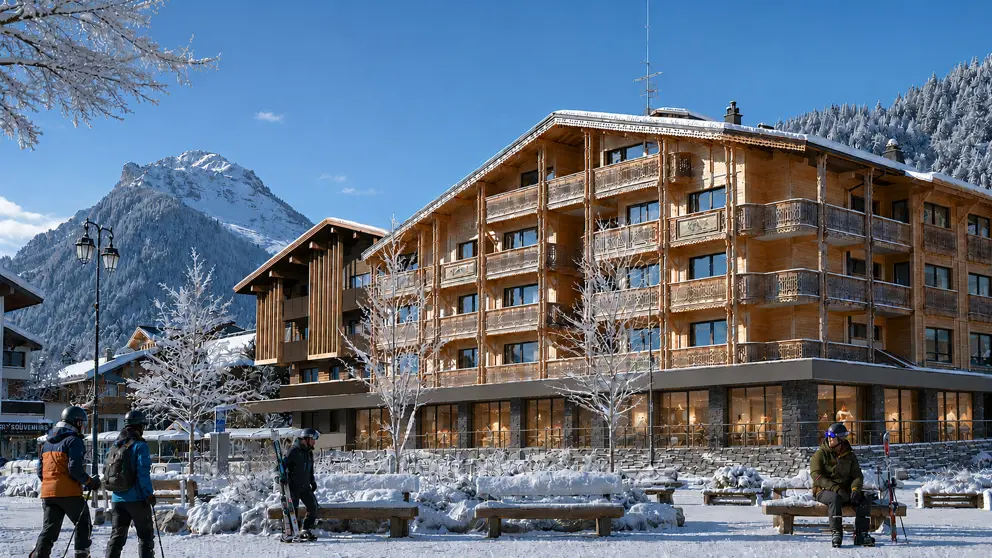 Hotel Garance Morzine Exterior Winter (artist impression)