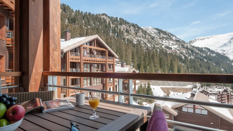 Montsoleil Terrasses D'helios Apartments Flaine Superior Mountain View Apartment Balcony [3]