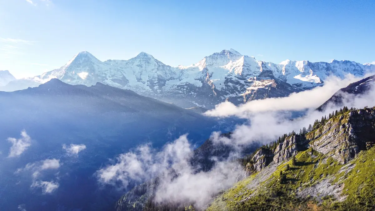 Eiger, Mönch and Jungfrau ©Jungfrau Region Tourism