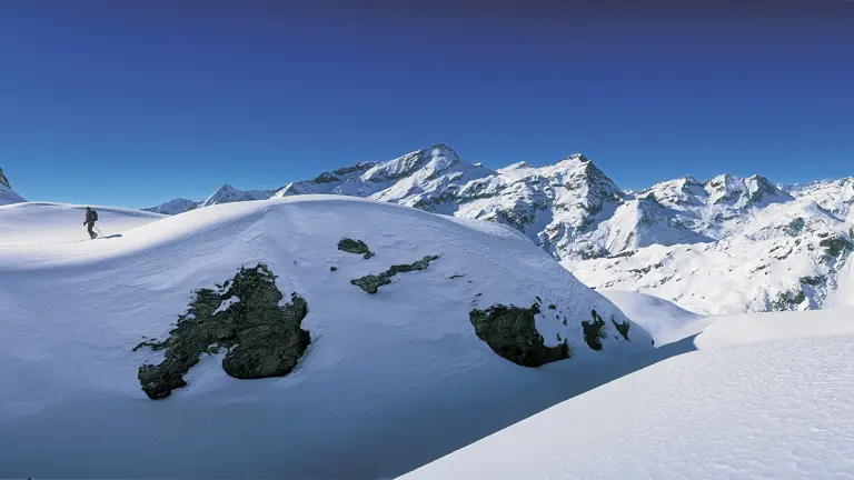 A scenic view of a landscape