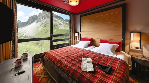 Premium slope view quad bedroom