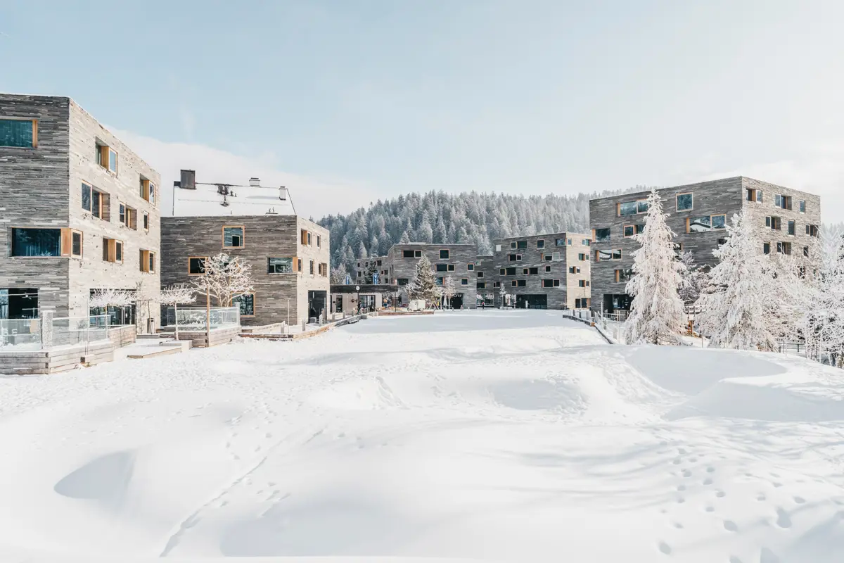 Laax Switzerland Rocks Resort Exterior LAAX Weisse Arena Gruppe (1)