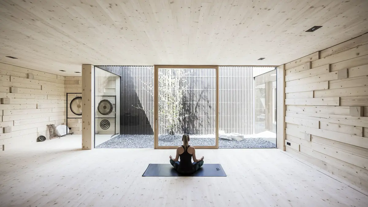 Inghams Italy Dolomites Ortisei Hotel Adler Yoga Studio