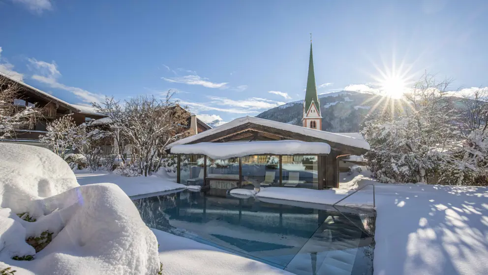 Hotel Böglerhof Alpbach Winter Pool