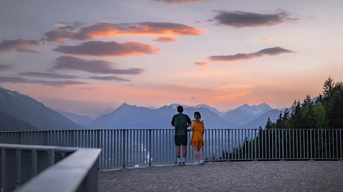 Peace Bell Mosern during sunset ©Region Seefeld