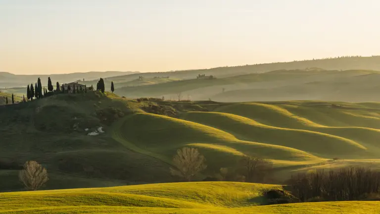 A scenic view of a landscape