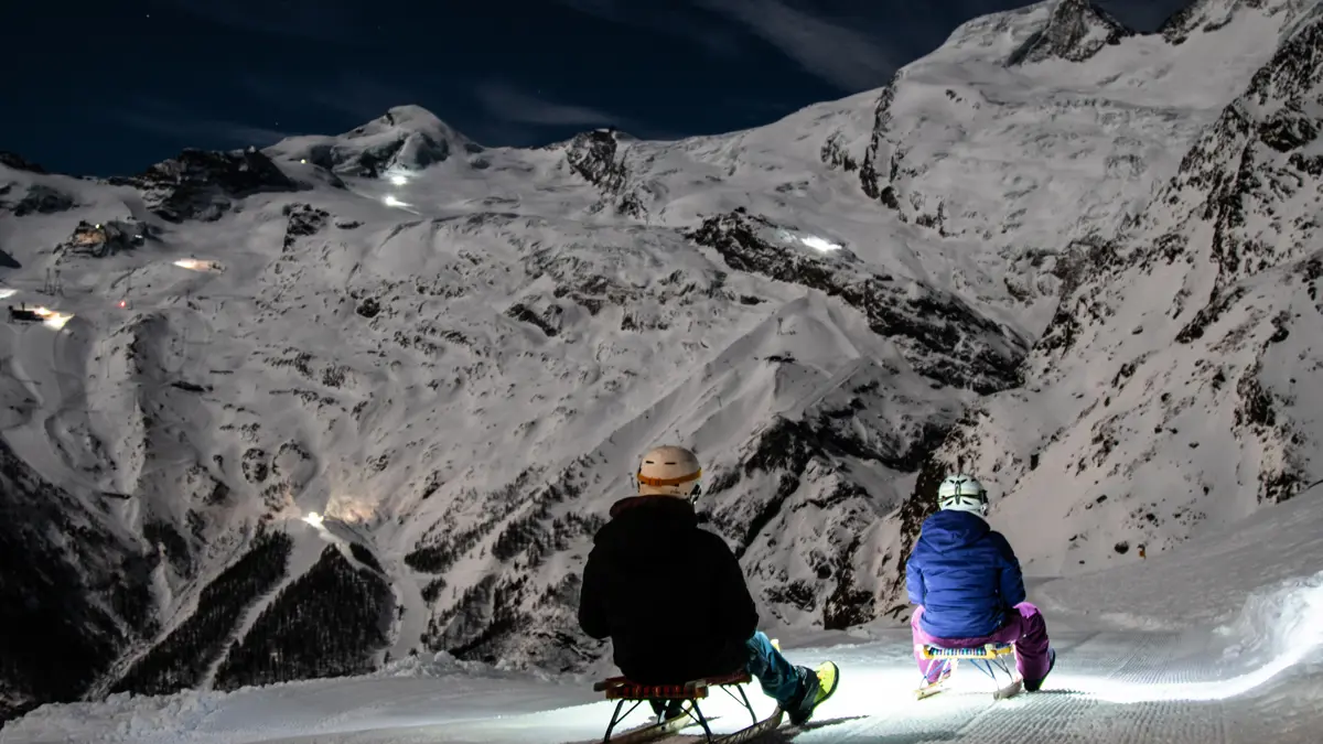 Night Sledding