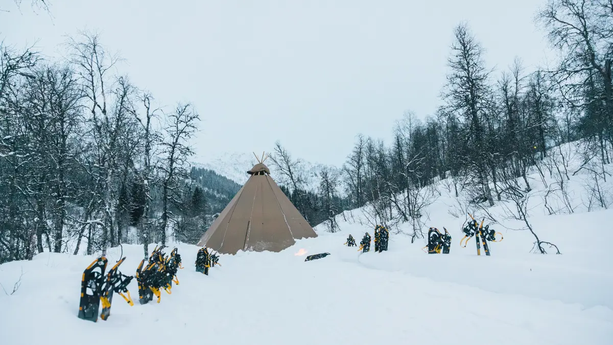 Myrkdalen Norway Snowshoe Hike