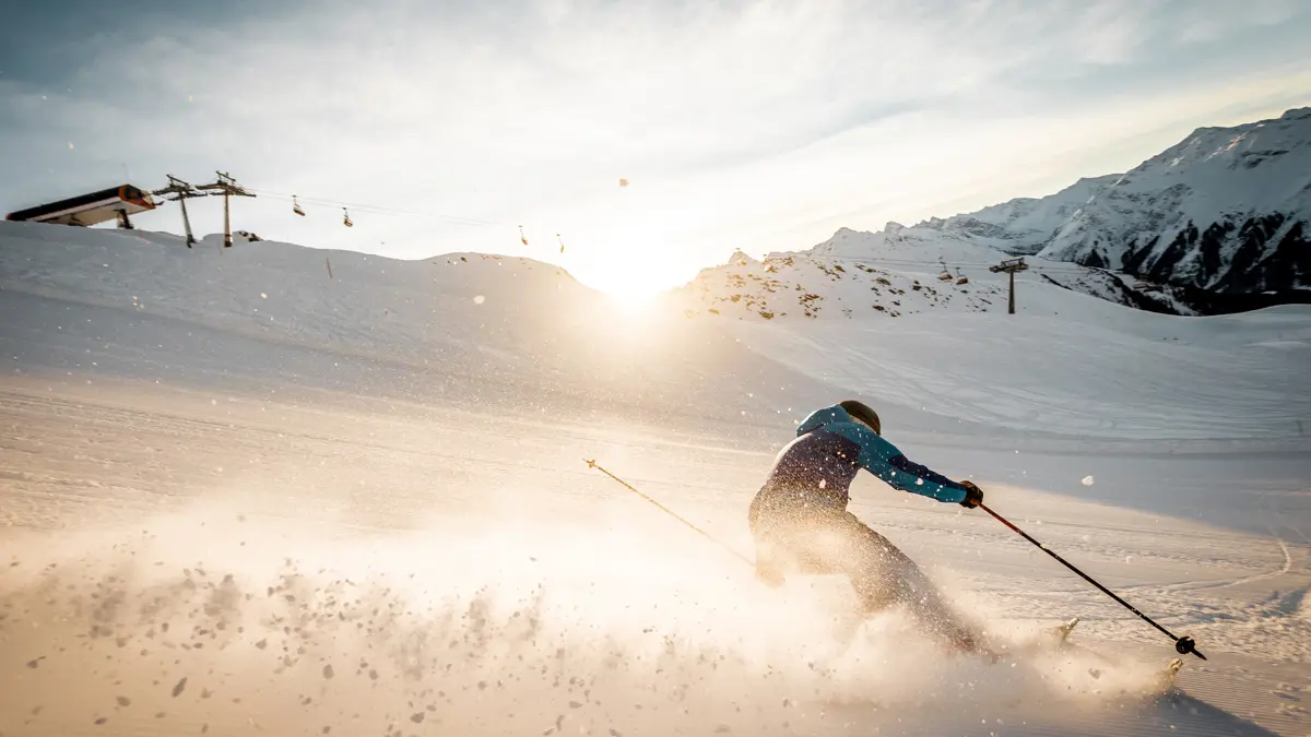 Davos Switzerland Skier Madrisa