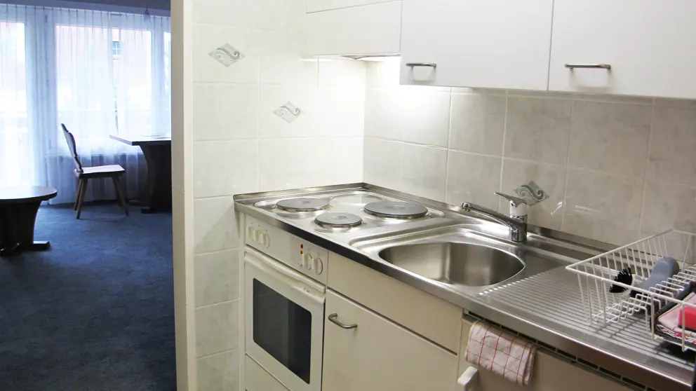 Allalin Apartments Saas Fee Studi Kitchen
