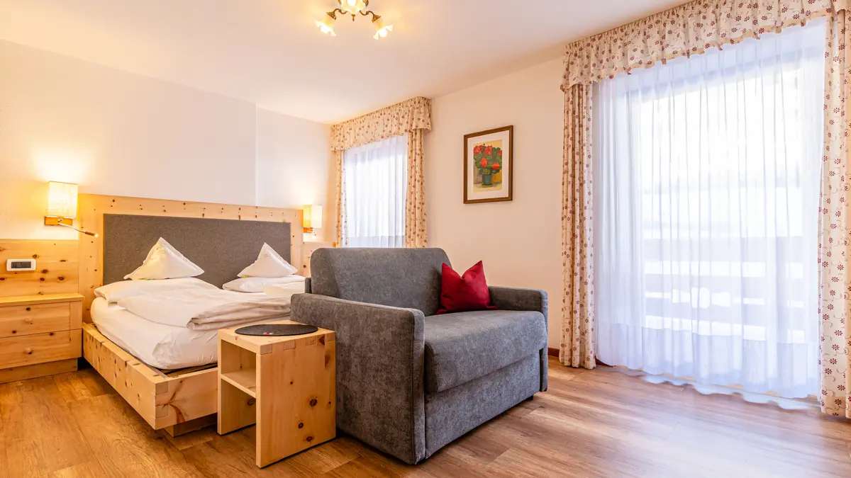 Inghams Italy Dolomites San Cassiano Hotel La Stua Double Room North Facing