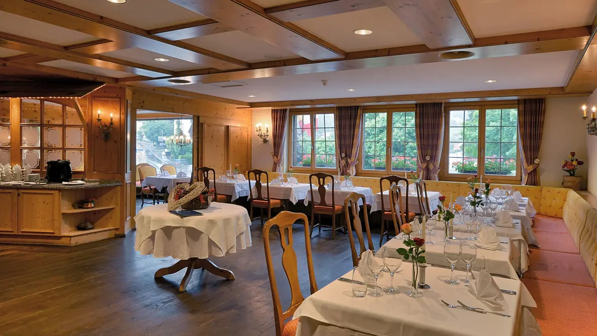 Hotel Silvretta Park Klosters Restaurant