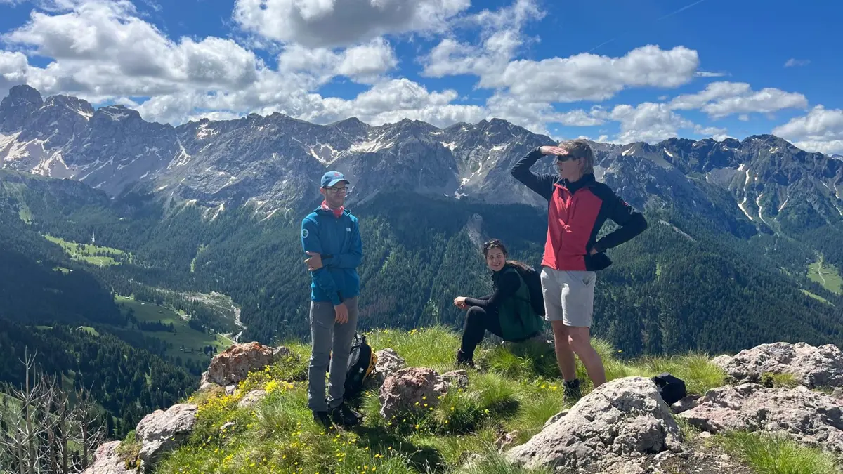 Canazei Dolomites Italy Ciampac Crest Panoramic Crossing 8
