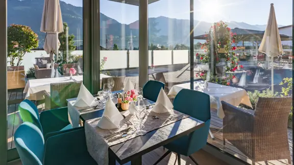 Aktivhotel Schweizerhof Kitzbuhel Restaurant Terrace