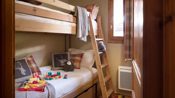 Typical cabin bedroom