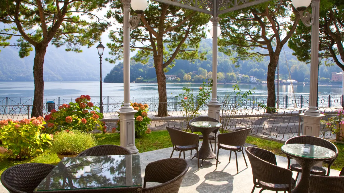 Hotel Lenno Lake Como Garden Terrace View