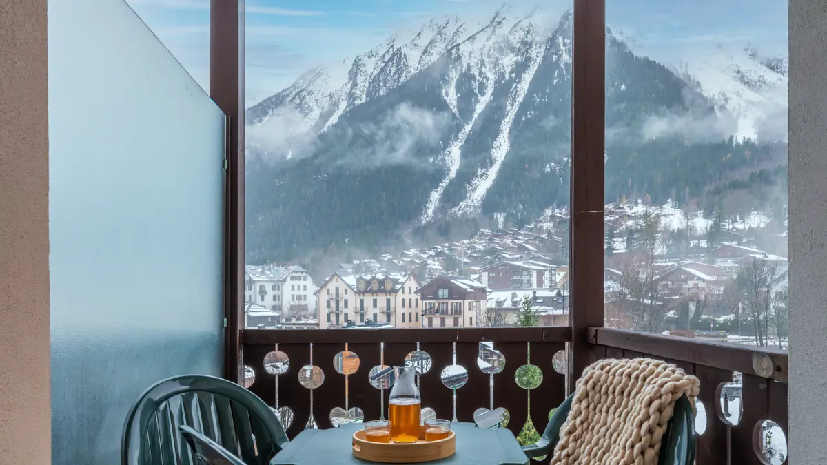 Residence La Rivière Apartments Chamonix Balcony View 2