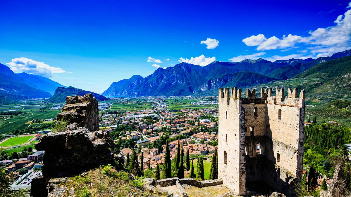 Arco Town And Castle Italy