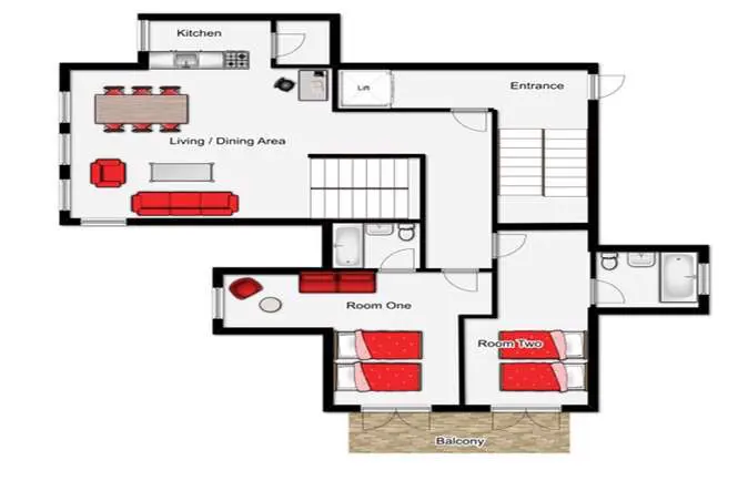 Fauner B Floor Plan 1