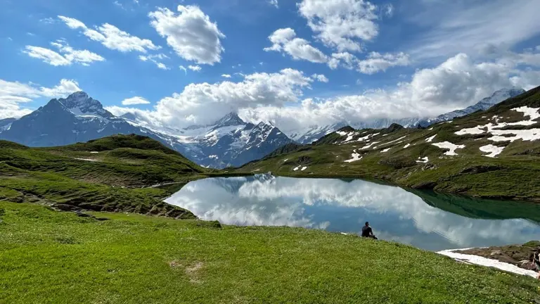 A scenic view of a landscape