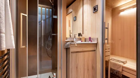 Two bedroom sauna apartment