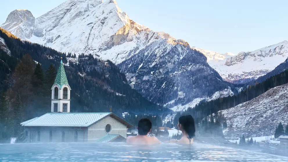 Hotel Cesa Tyrol Canazei Outdoor Pool [1]
