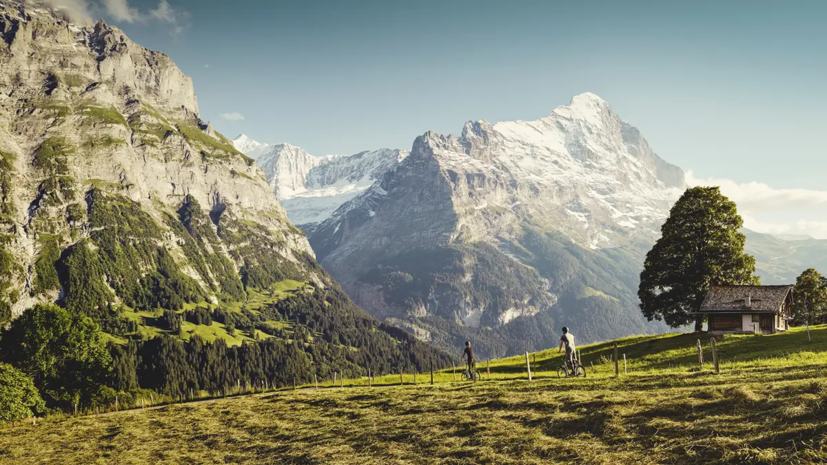 Grindelwald Scooter Biking (Copyright: Switzerland Tourism Sebastien Staub)