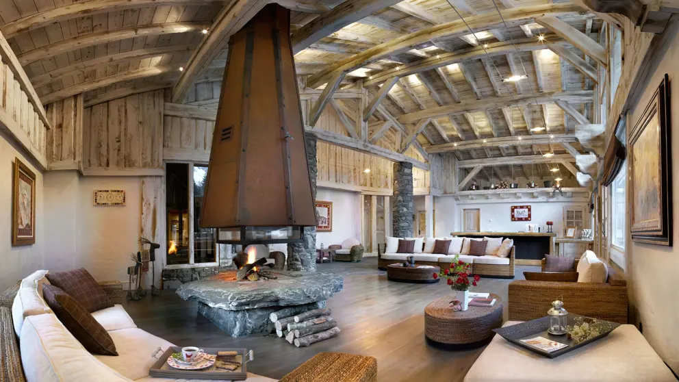 Le Hameau De Pierre Blanche Apartments Chamonix Residence Lounge 2 [2]