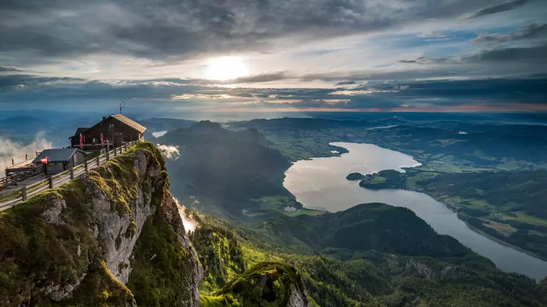 A scenic view of a landscape