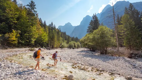 Pisnica River Kranjska Gora (Copyright: Jost Gantar)