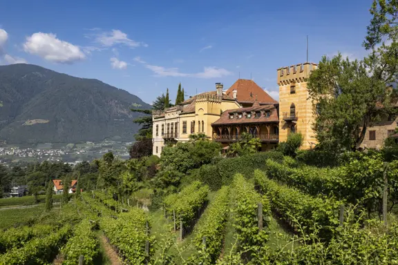 Merano, South Tyrol, Italy, Trauttmansdorff Castle Gardens