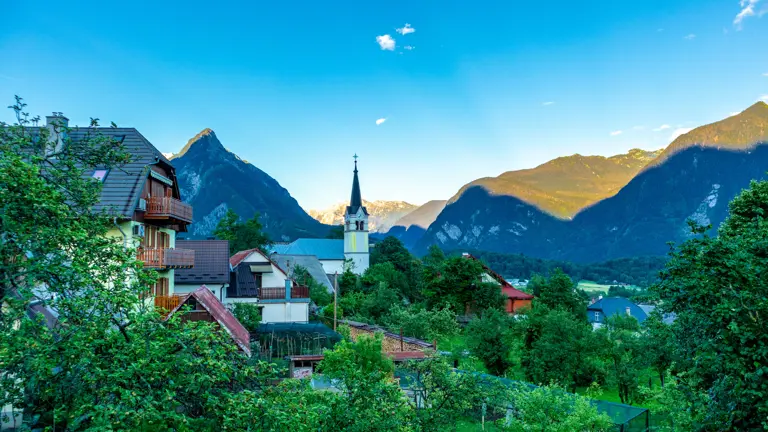 A scenic view of a landscape