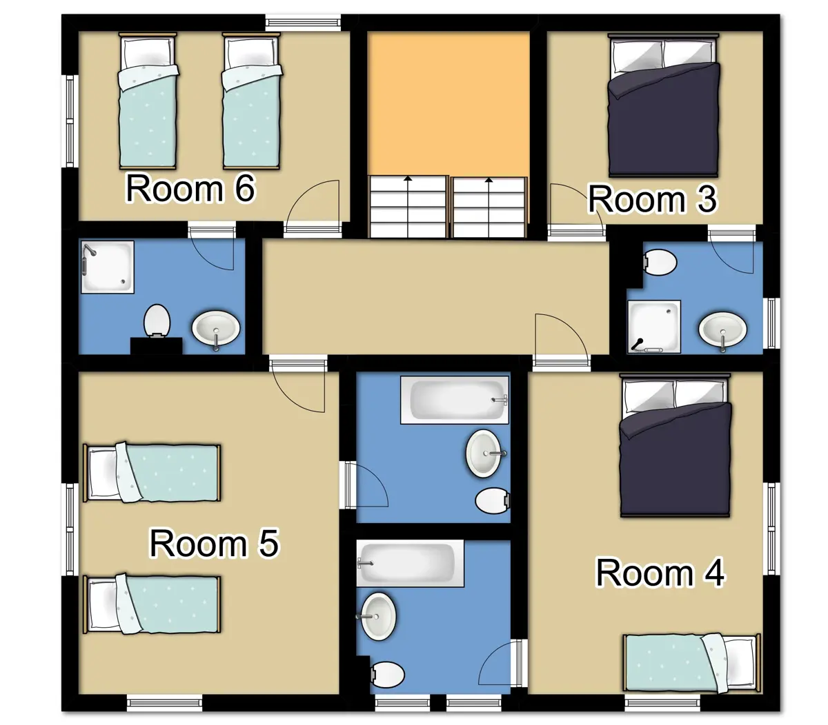 Chalet Marie Avoriaz Floorplan Ground
