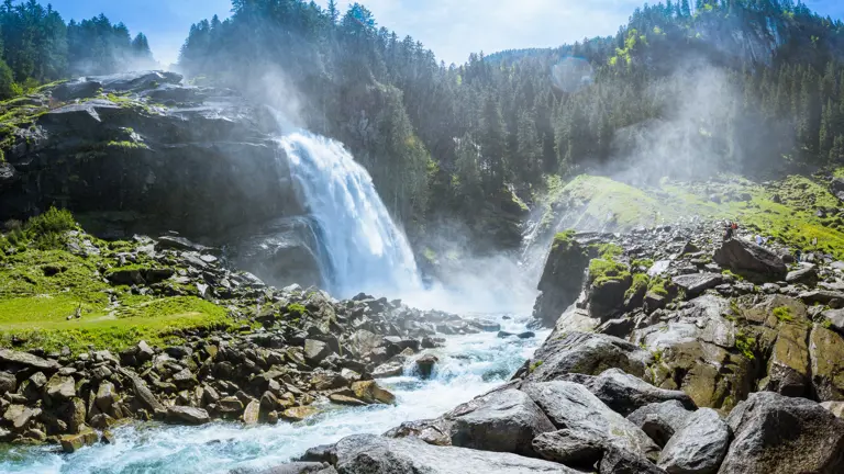 A scenic view of a landscape