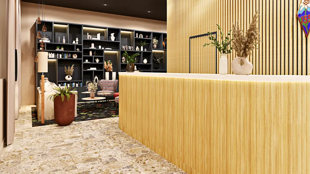 Hotel Garrigae Caserbe Briancon Serre Chevalier Reception [3]
