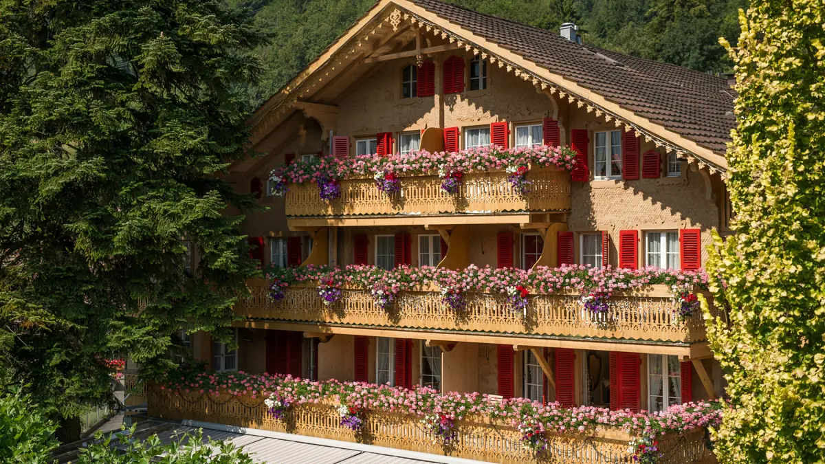 Hotel Alpenblick Wilderswil Exterior