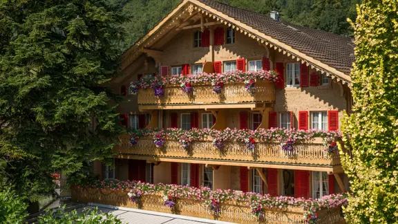 Hotel Alpenblick Wilderswil Exterior