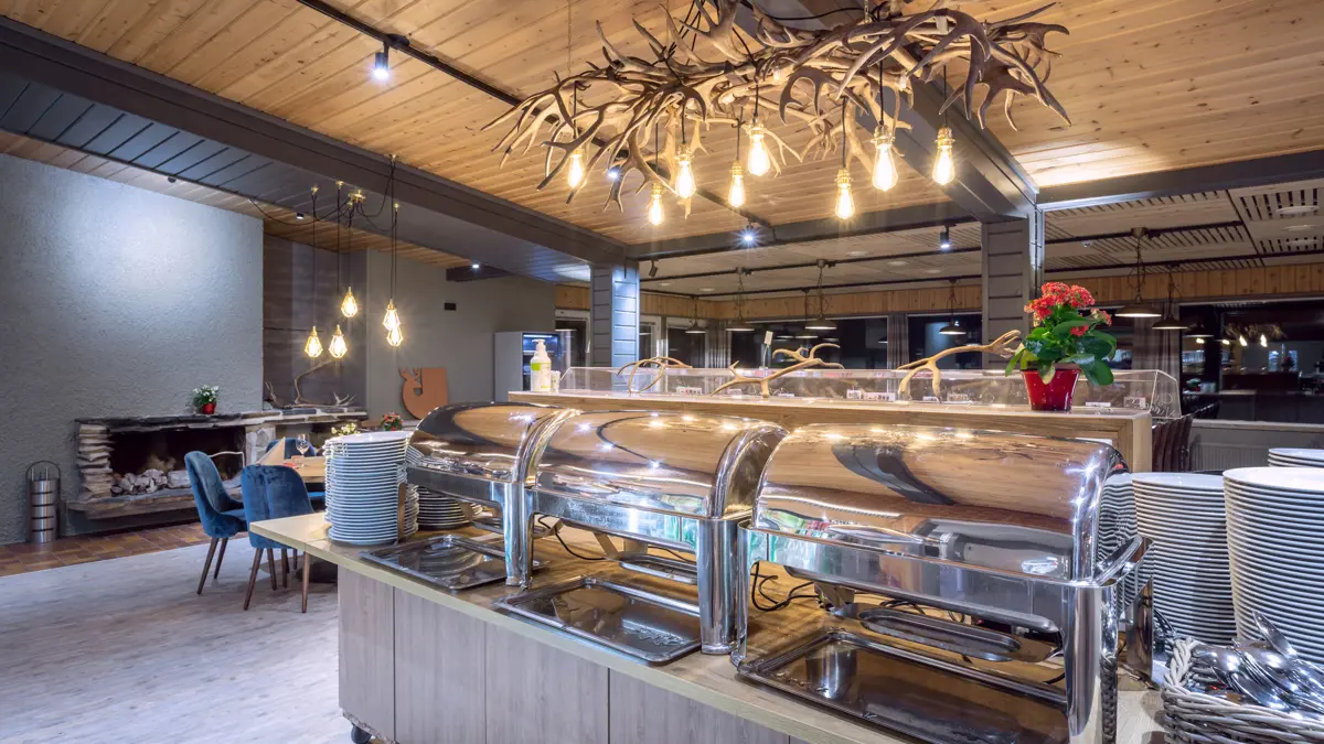 Jeris Lakeside Resort Muonio Buffet Food