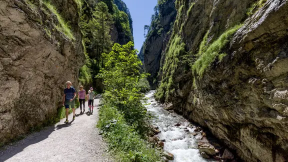 Oberau Kundl Gorge Copyright TVB Wildschönau Dabernig