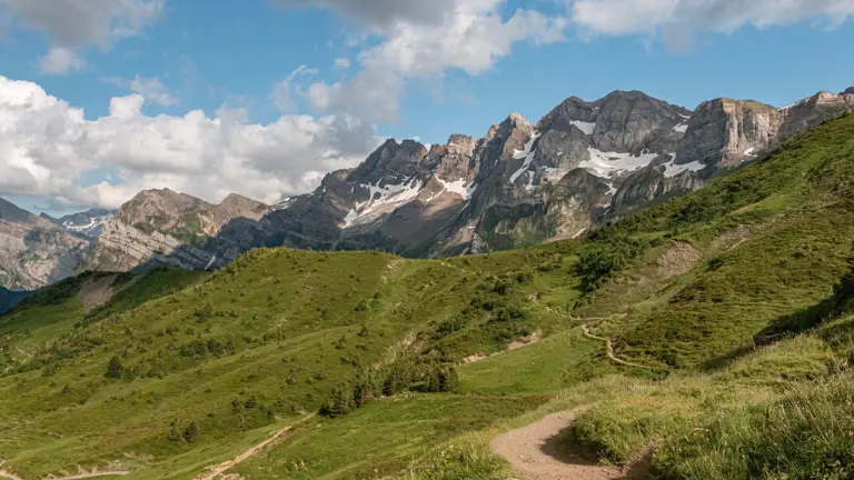 A scenic view of a landscape