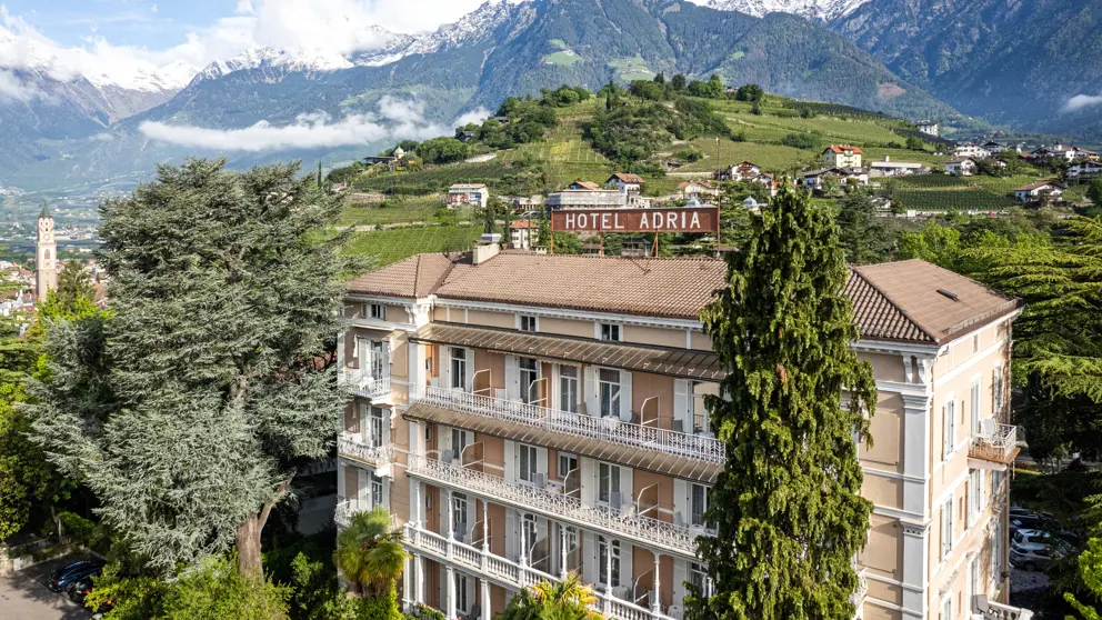 Hotel Adria Merano Exterior With Mountain Backdrop [1]