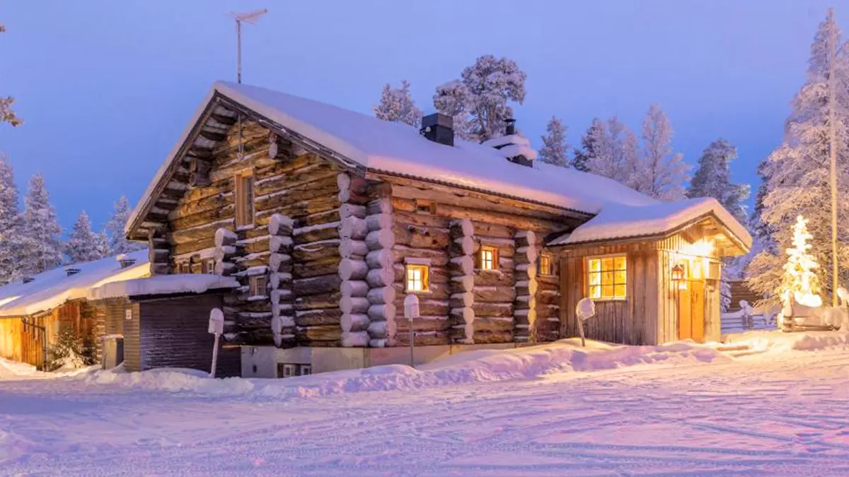 Kuukkeli Log Cabins Saariselka Hirvas Suite Exterior