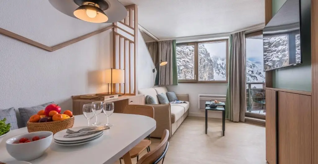 Residence Capella Avoriaz Lounge And Dining Area